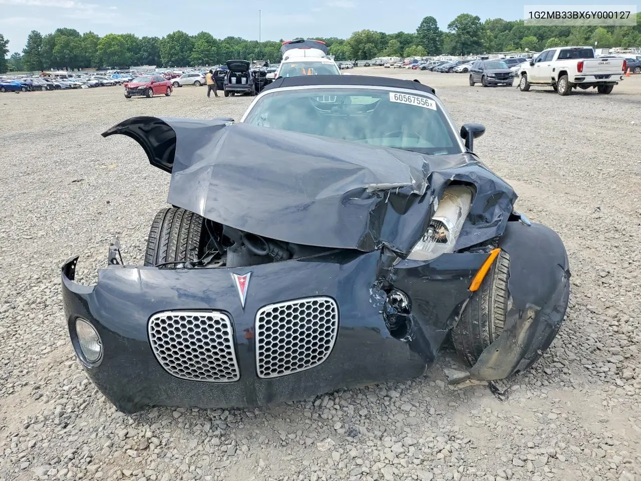 2006 Pontiac Solstice VIN: 1G2MB33BX6Y000127 Lot: 60567556