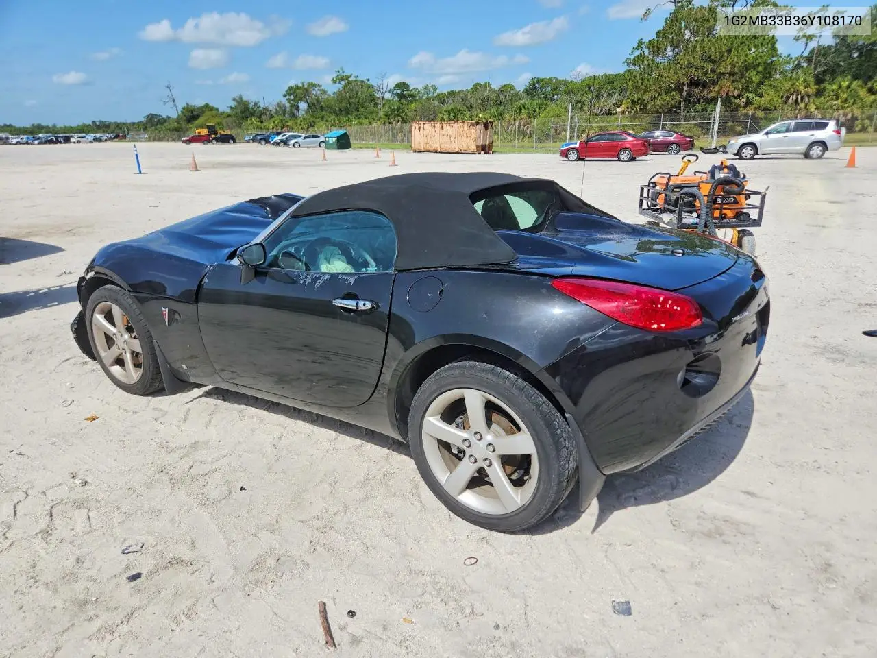 2006 Pontiac Solstice VIN: 1G2MB33B36Y108170 Lot: 60862336