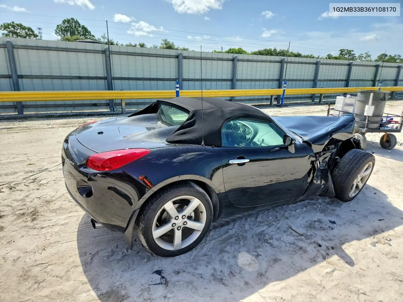 2006 Pontiac Solstice VIN: 1G2MB33B36Y108170 Lot: 60862336
