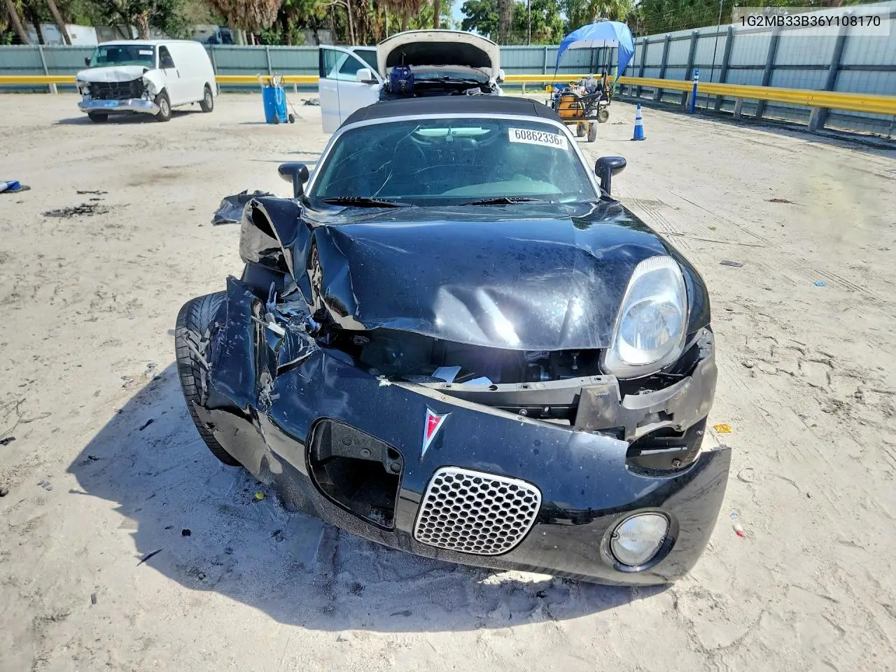 2006 Pontiac Solstice VIN: 1G2MB33B36Y108170 Lot: 60862336