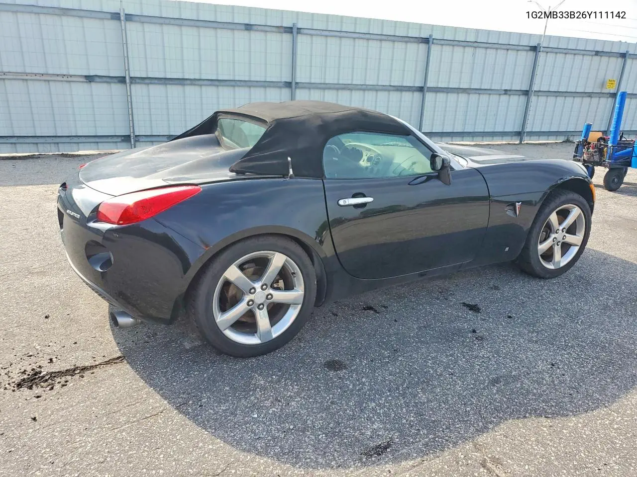 2006 Pontiac Solstice VIN: 1G2MB33B26Y111142 Lot: 60929496