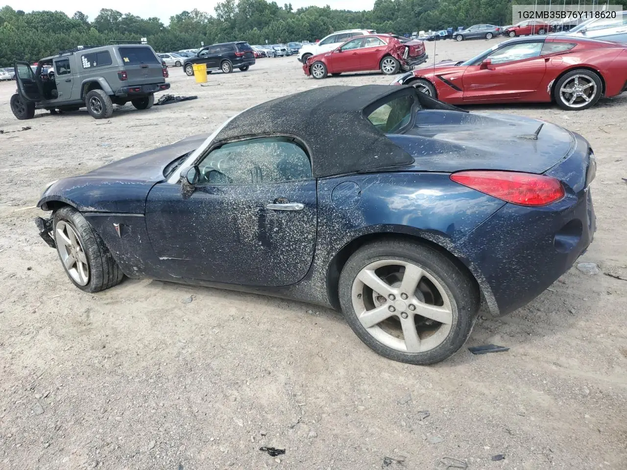 2006 Pontiac Solstice VIN: 1G2MB35B76Y118620 Lot: 63121325
