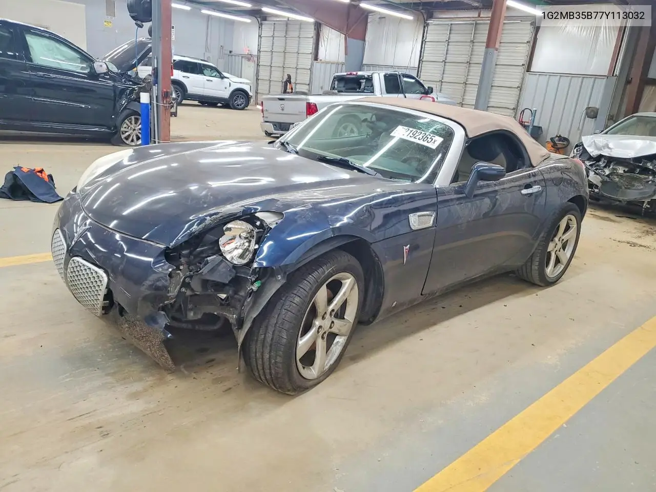 2007 Pontiac Solstice VIN: 1G2MB35B77Y113032 Lot: 52609756