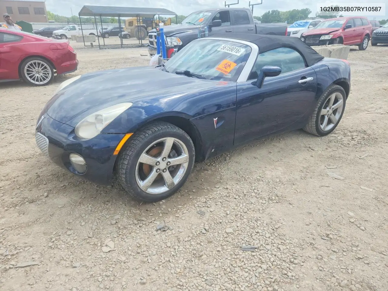 2007 Pontiac Solstice VIN: 1G2MB35B07Y105872 Lot: 56159016