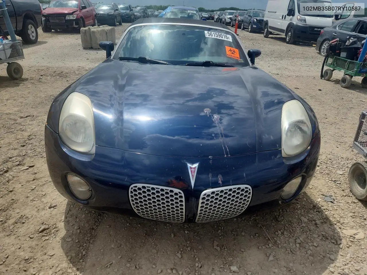 2007 Pontiac Solstice VIN: 1G2MB35B07Y105872 Lot: 56159016