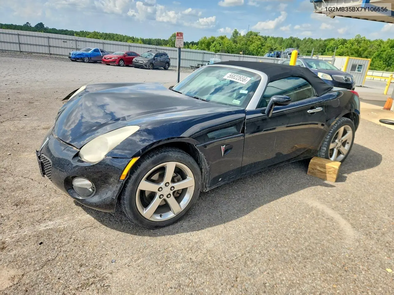2007 Pontiac Solstice VIN: 1G2MB35BX7Y106656 Lot: 56822656