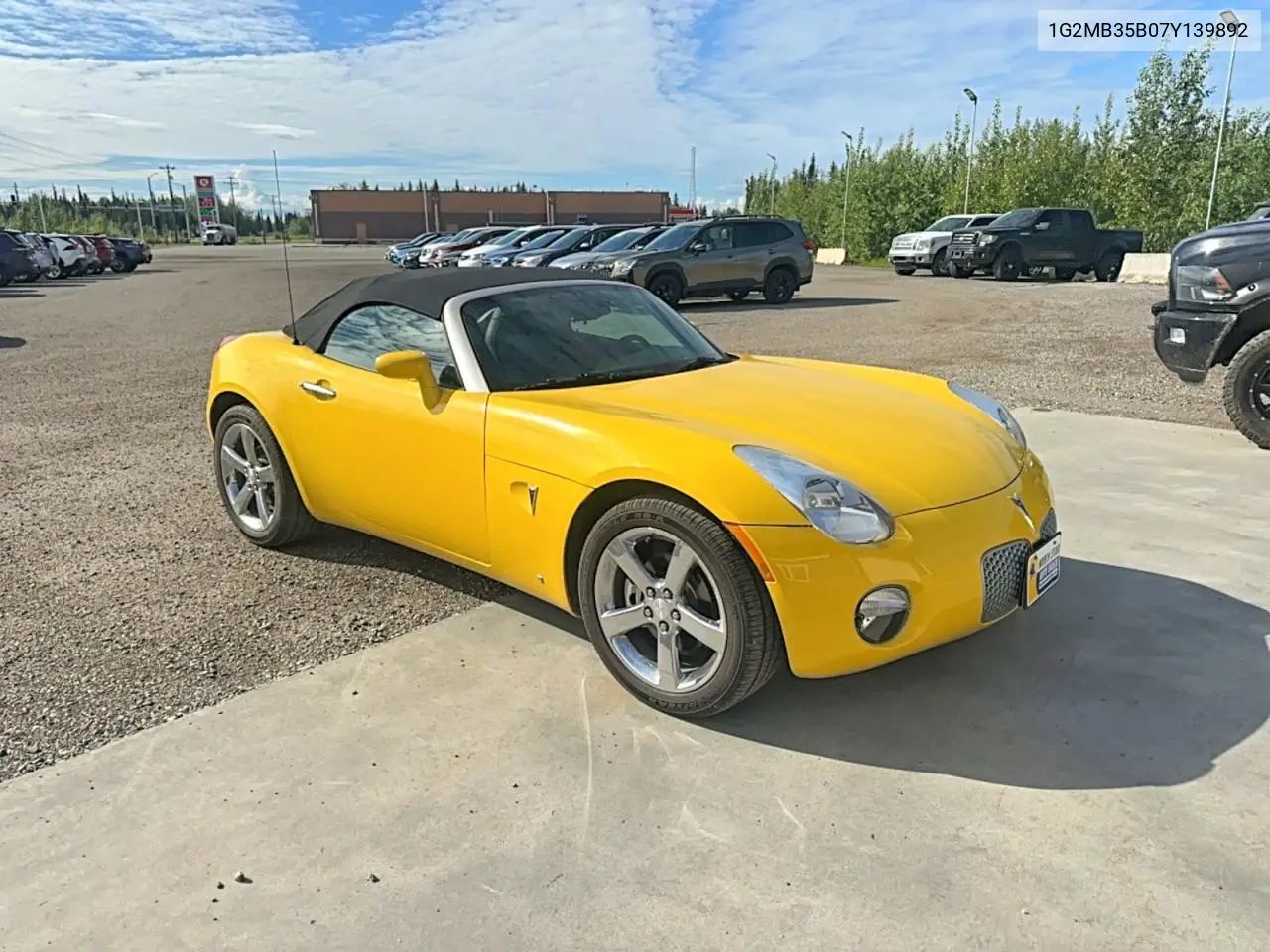 2007 Pontiac Solstice VIN: 1G2MB35B07Y139892 Lot: 58098916