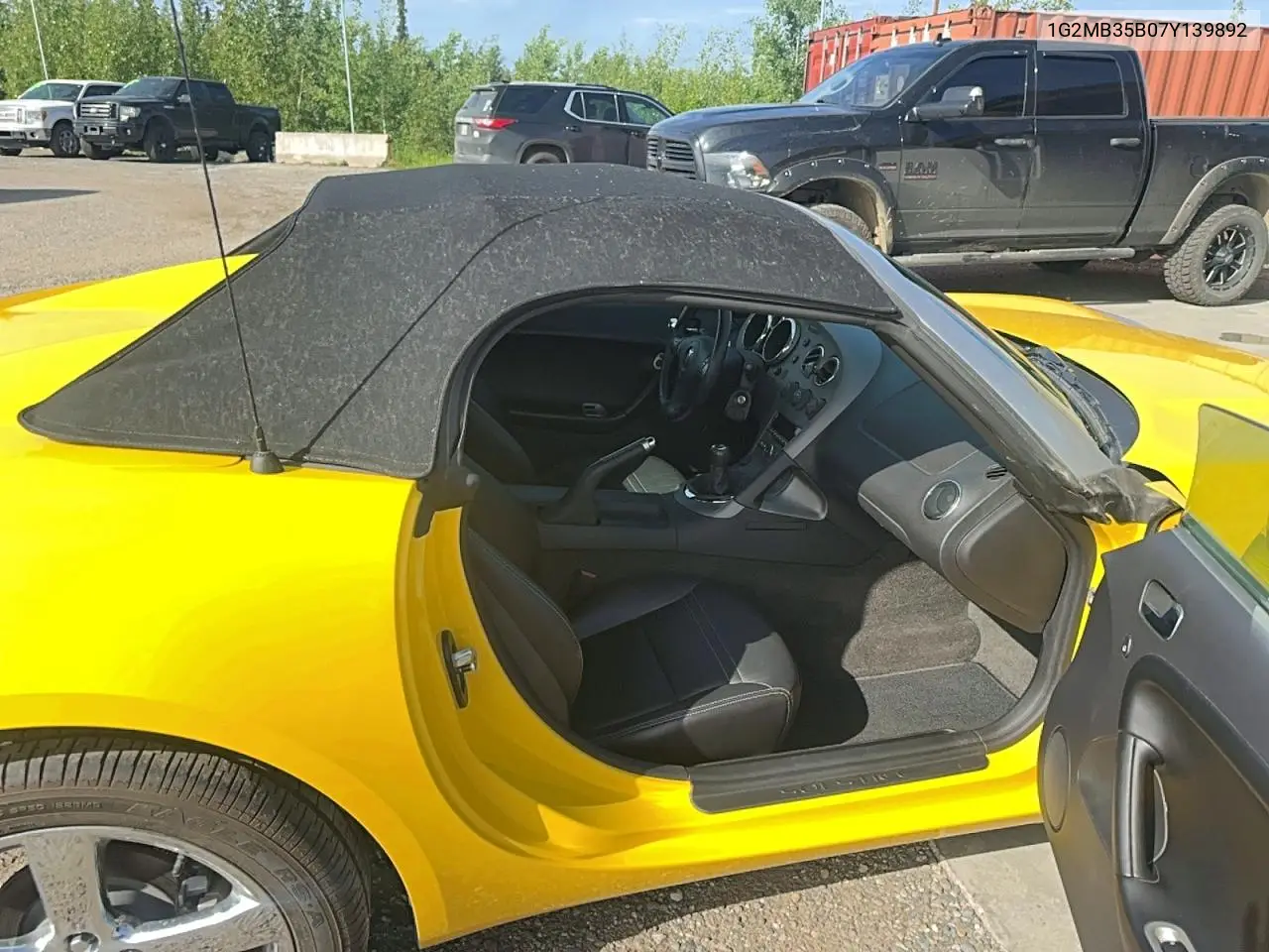 2007 Pontiac Solstice VIN: 1G2MB35B07Y139892 Lot: 58098916