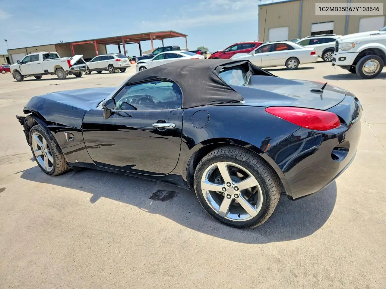 2007 Pontiac Solstice VIN: 1G2MB35B67Y108646 Lot: 58567016