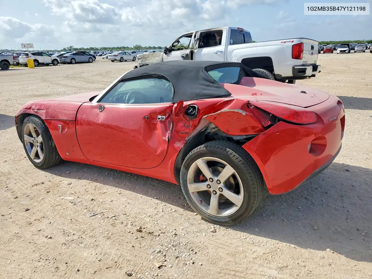 2007 Pontiac Solstice VIN: 1G2MB35B47Y121198 Lot: 59544036