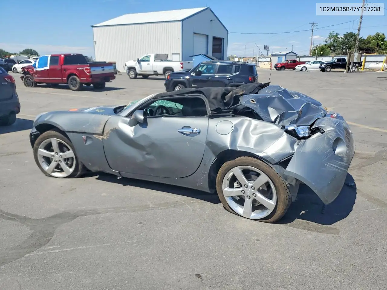 2007 Pontiac Solstice VIN: 1G2MB35B47Y137238 Lot: 59608296