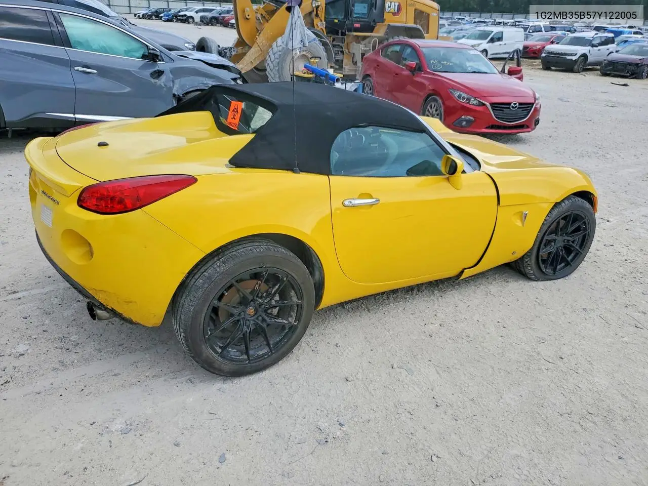 2007 Pontiac Solstice VIN: 1G2MB35B57Y122005 Lot: 60634386