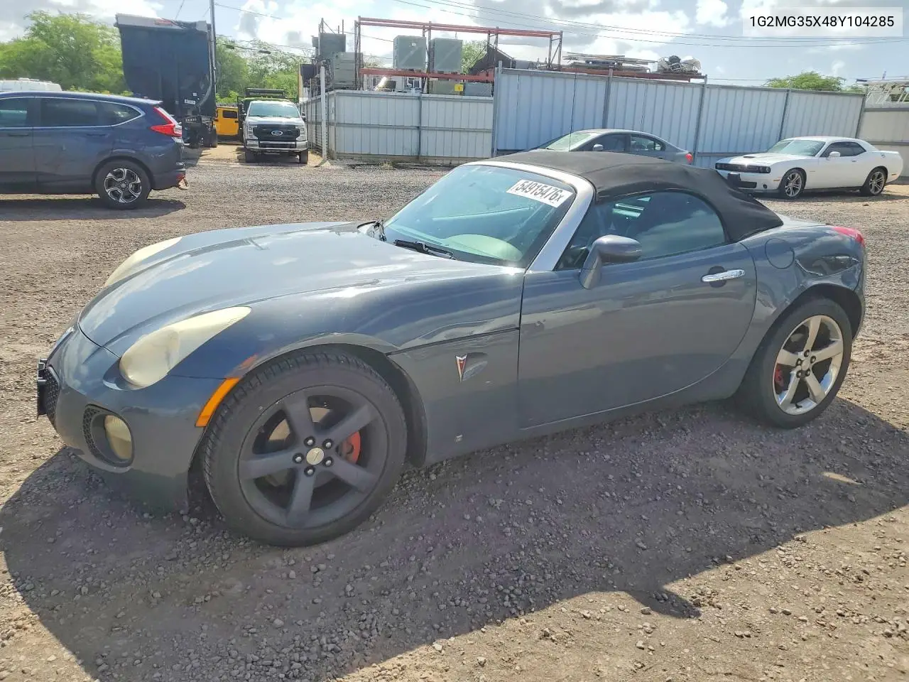 2008 Pontiac Solstice Gxp VIN: 1G2MG35X48Y104285 Lot: 54915476