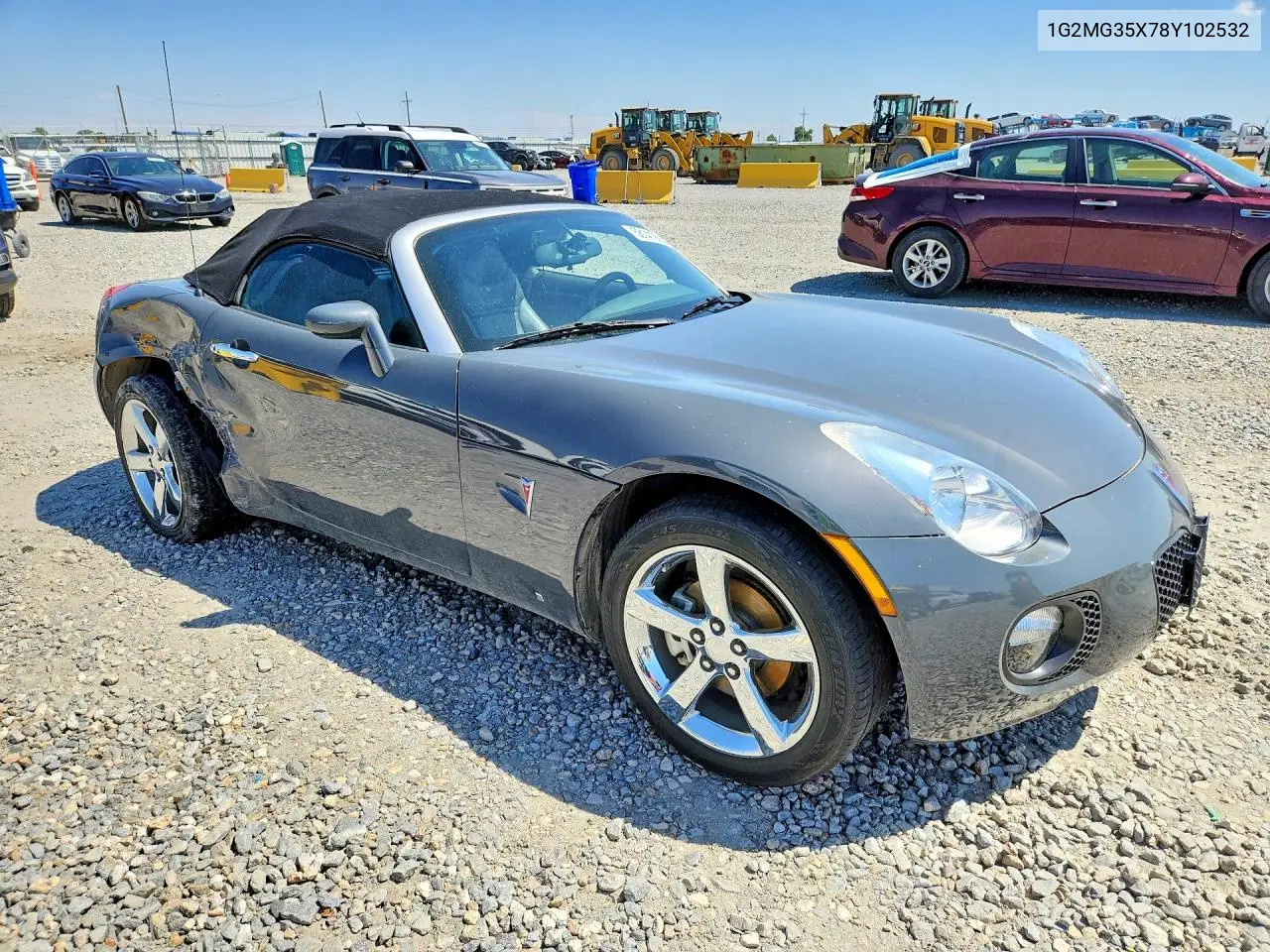 2008 Pontiac Solstice Gxp VIN: 1G2MG35X78Y102532 Lot: 58141906