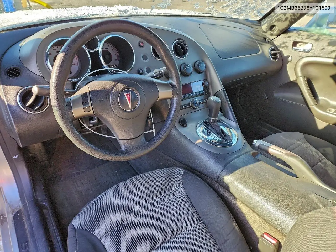 2008 Pontiac Solstice VIN: 1G2MB35B78Y101500 Lot: 95869505