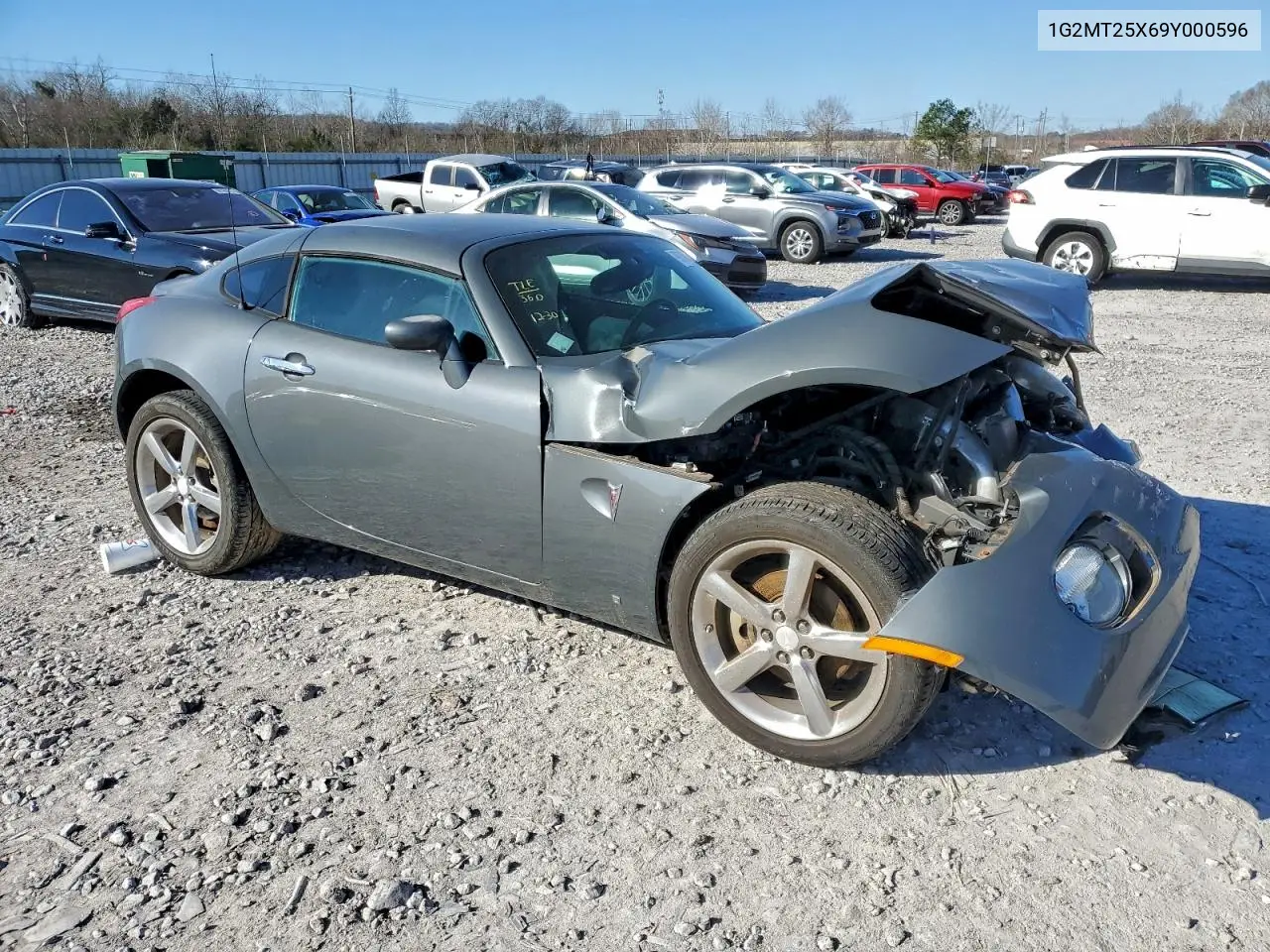 2009 Pontiac Solstice Gxp VIN: 1G2MT25X69Y000596 Lot: 98794755