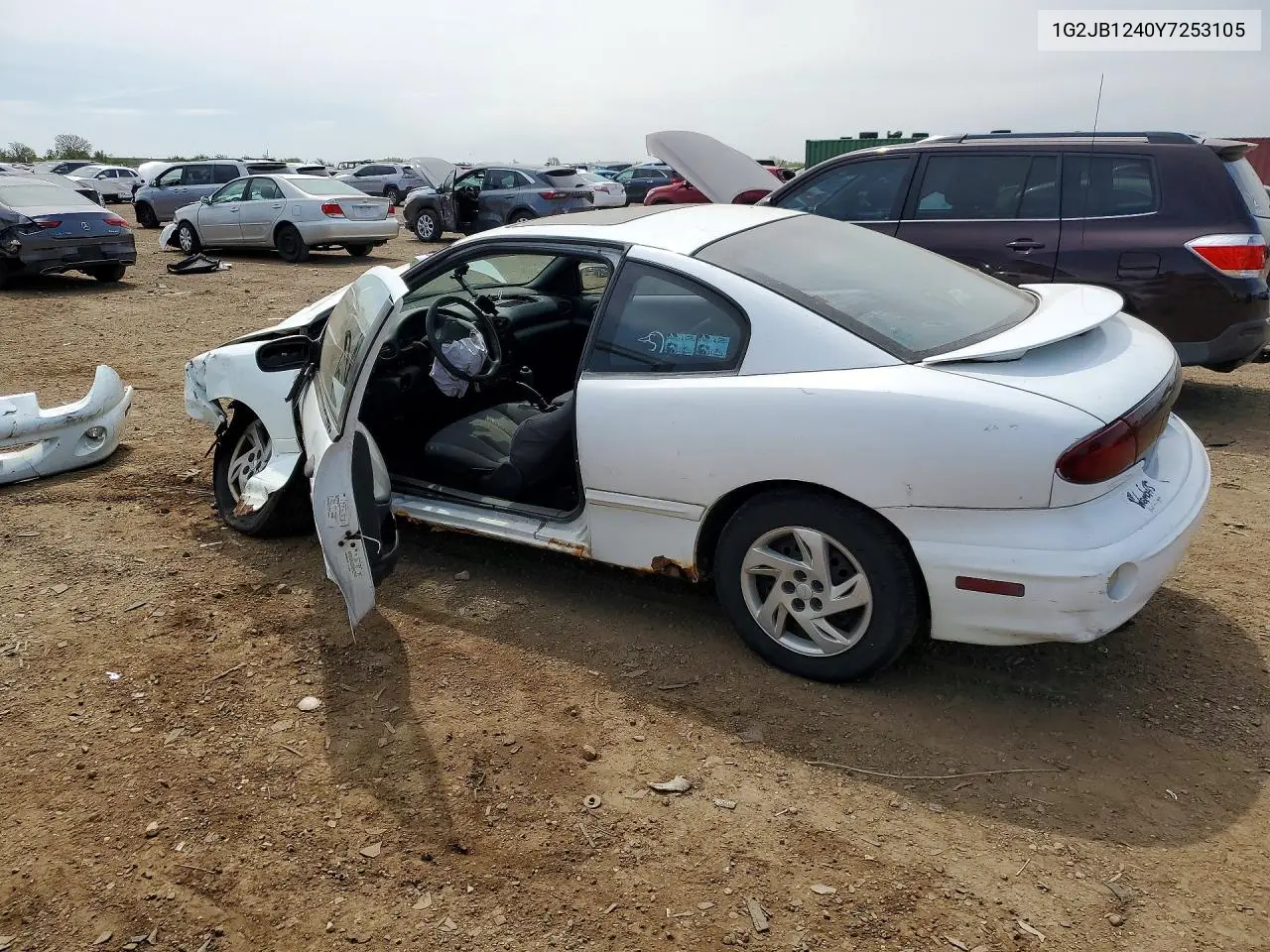 2000 Pontiac Sunfire Se VIN: 1G2JB1240Y7253105 Lot: 52696186