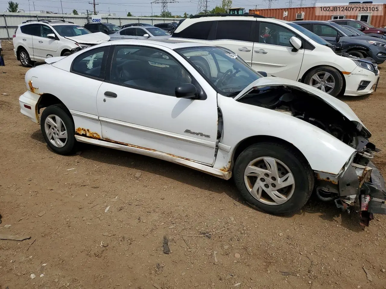 2000 Pontiac Sunfire Se VIN: 1G2JB1240Y7253105 Lot: 52696186