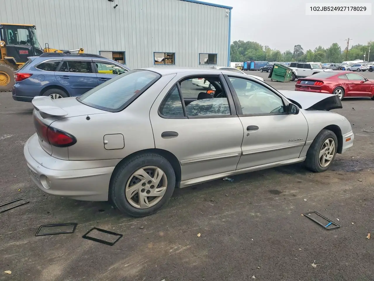 2002 Pontiac Sunfire Se VIN: 1G2JB524927178029 Lot: 62280286