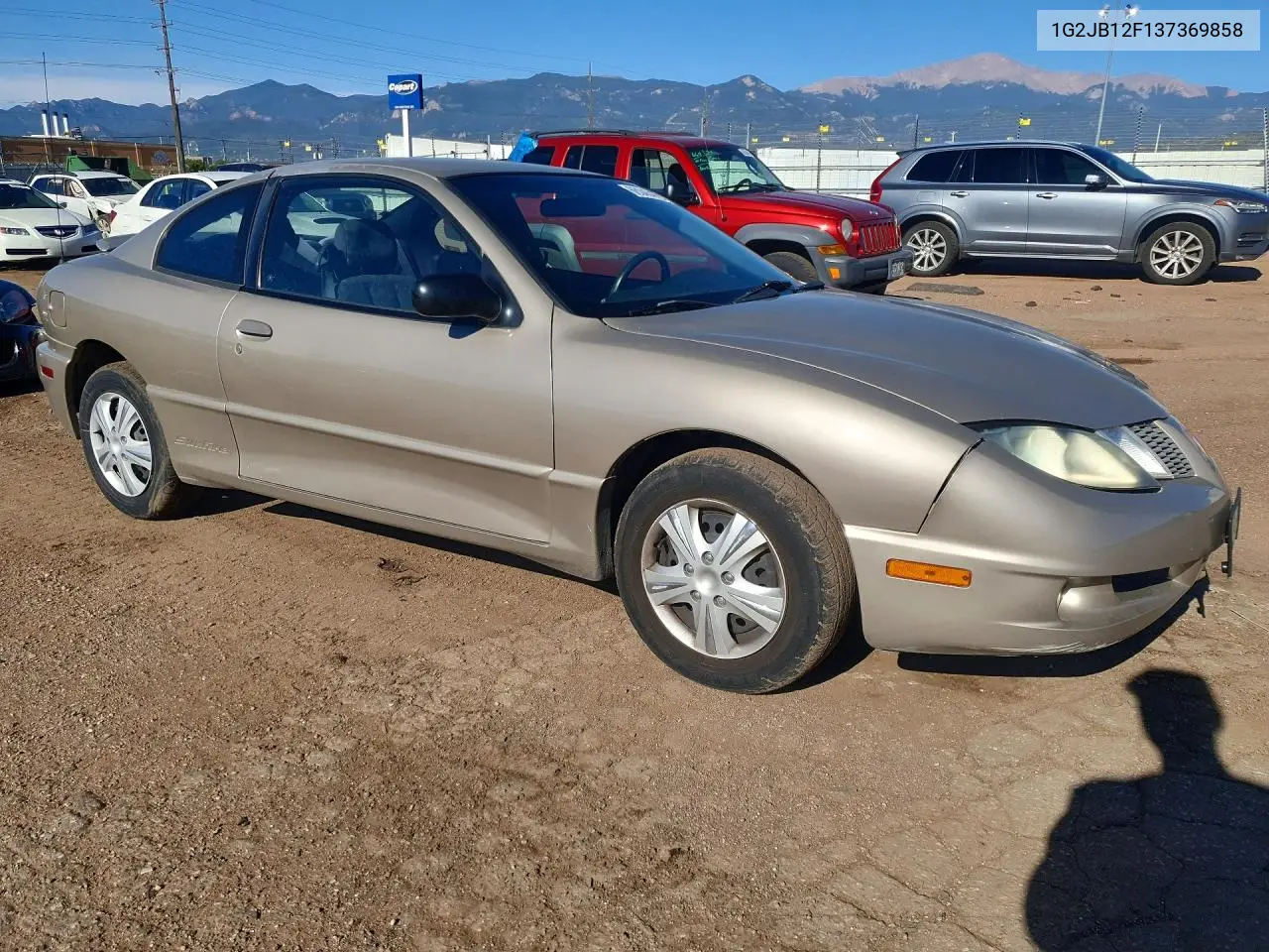 2003 Pontiac Sunfire VIN: 1G2JB12F137369858 Lot: 60045476