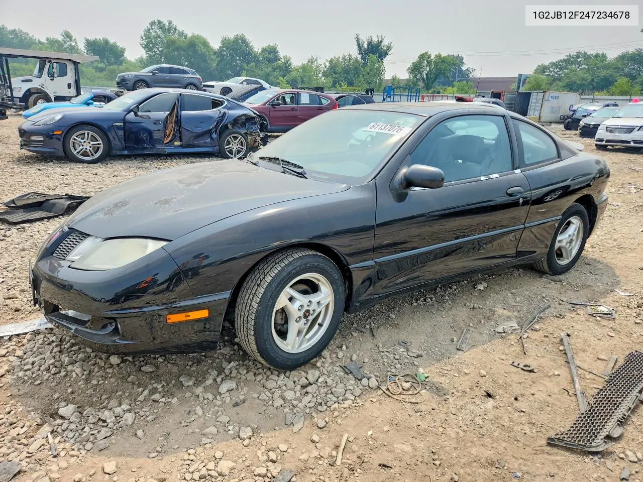 2004 Pontiac Sunfire VIN: 1G2JB12F247234678 Lot: 61137076