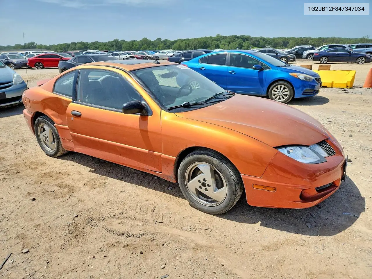 2004 Pontiac Sunfire VIN: 1G2JB12F847347034 Lot: 85458235
