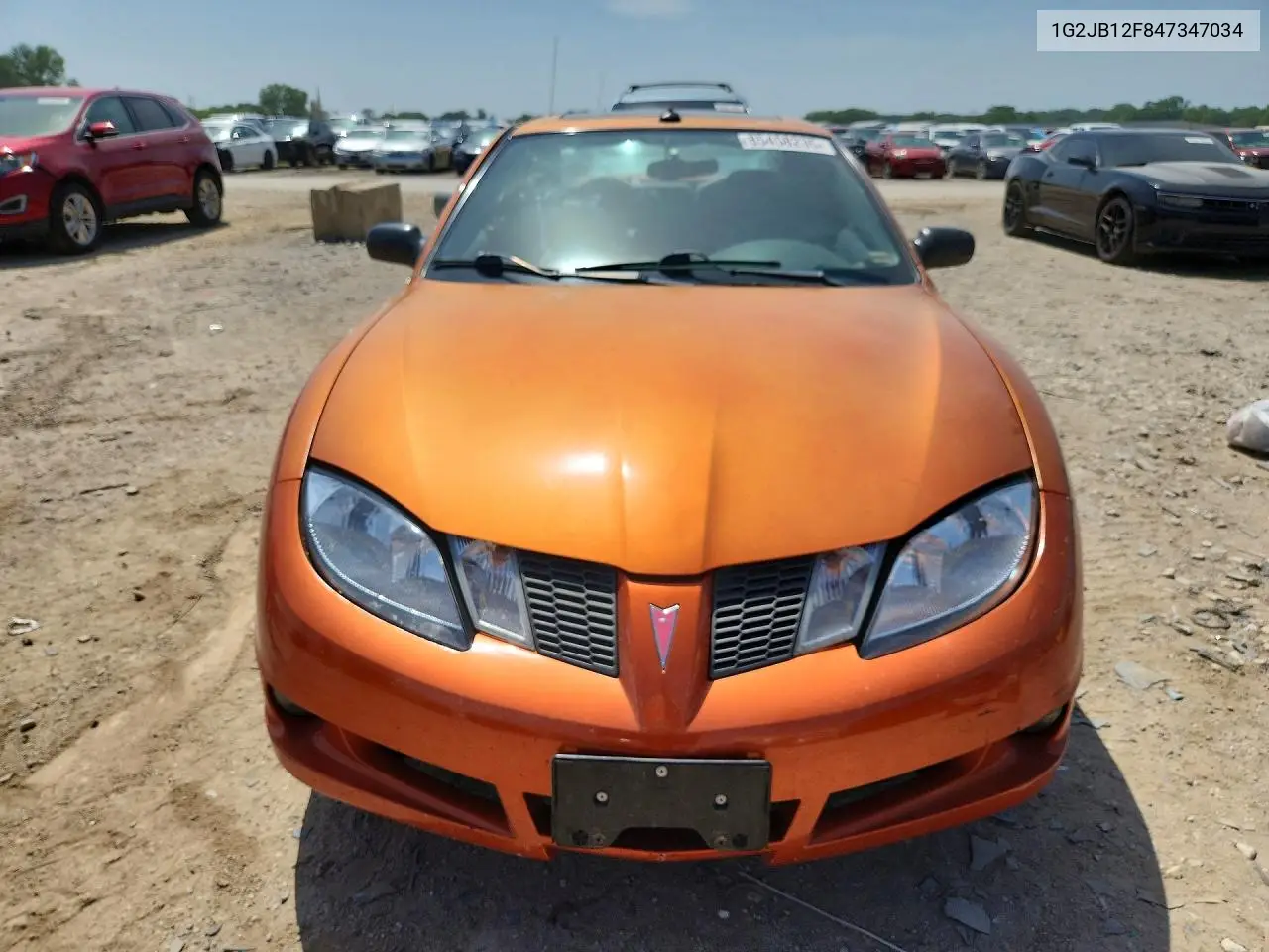 2004 Pontiac Sunfire VIN: 1G2JB12F847347034 Lot: 85458235