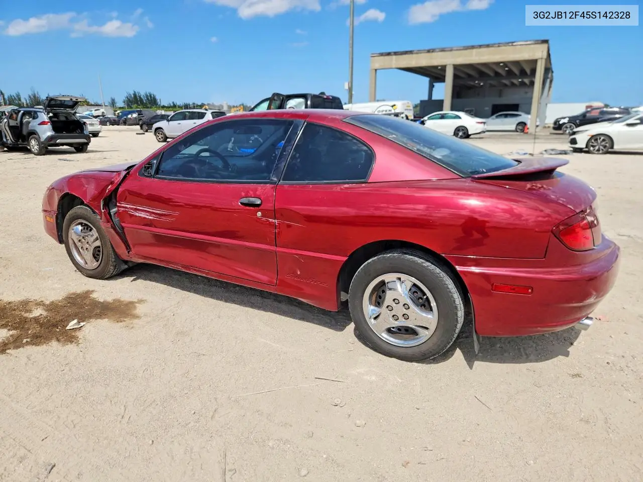 2005 Pontiac Sunfire VIN: 3G2JB12F45S142328 Lot: 50953446