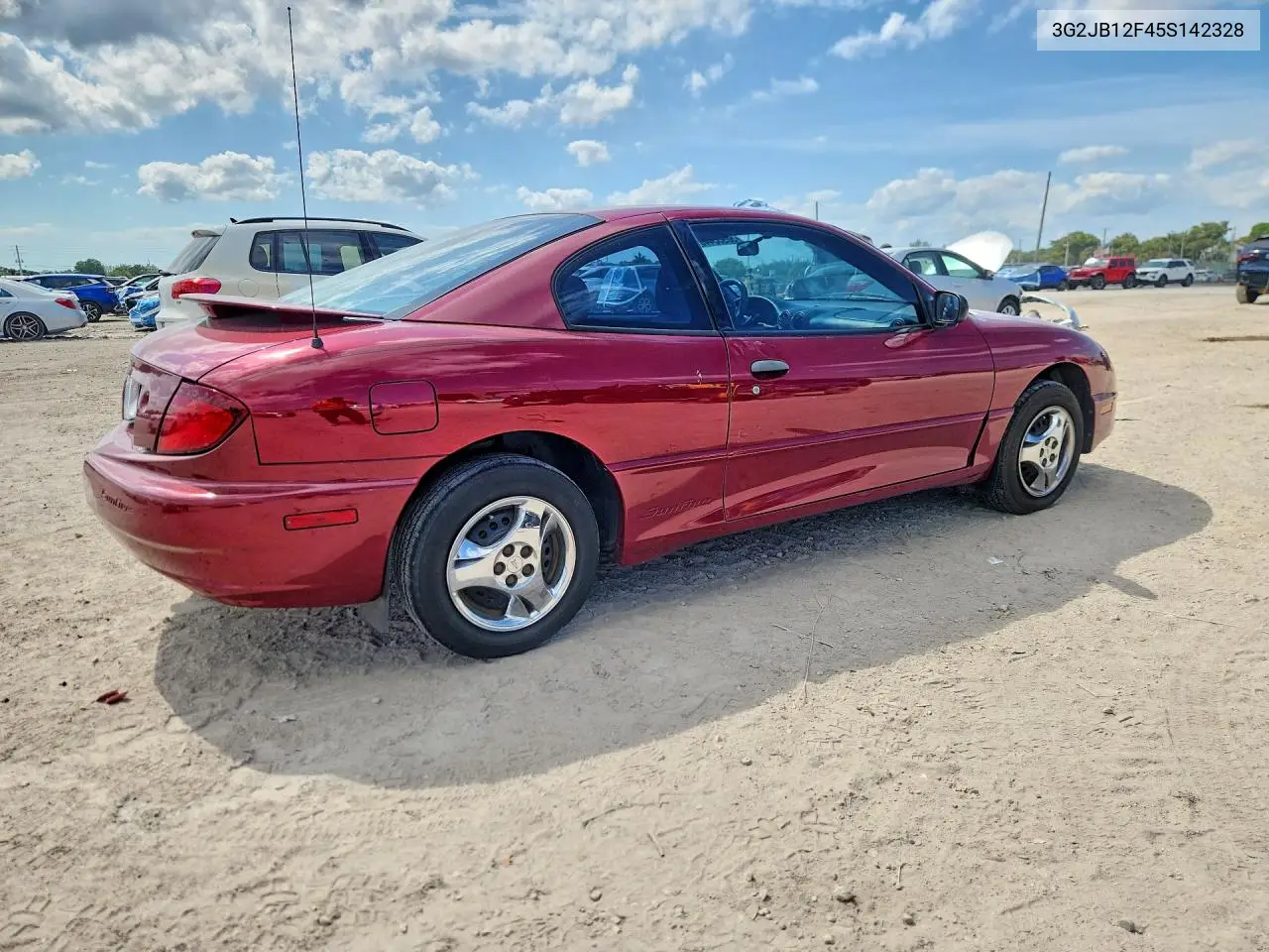2005 Pontiac Sunfire VIN: 3G2JB12F45S142328 Lot: 50953446