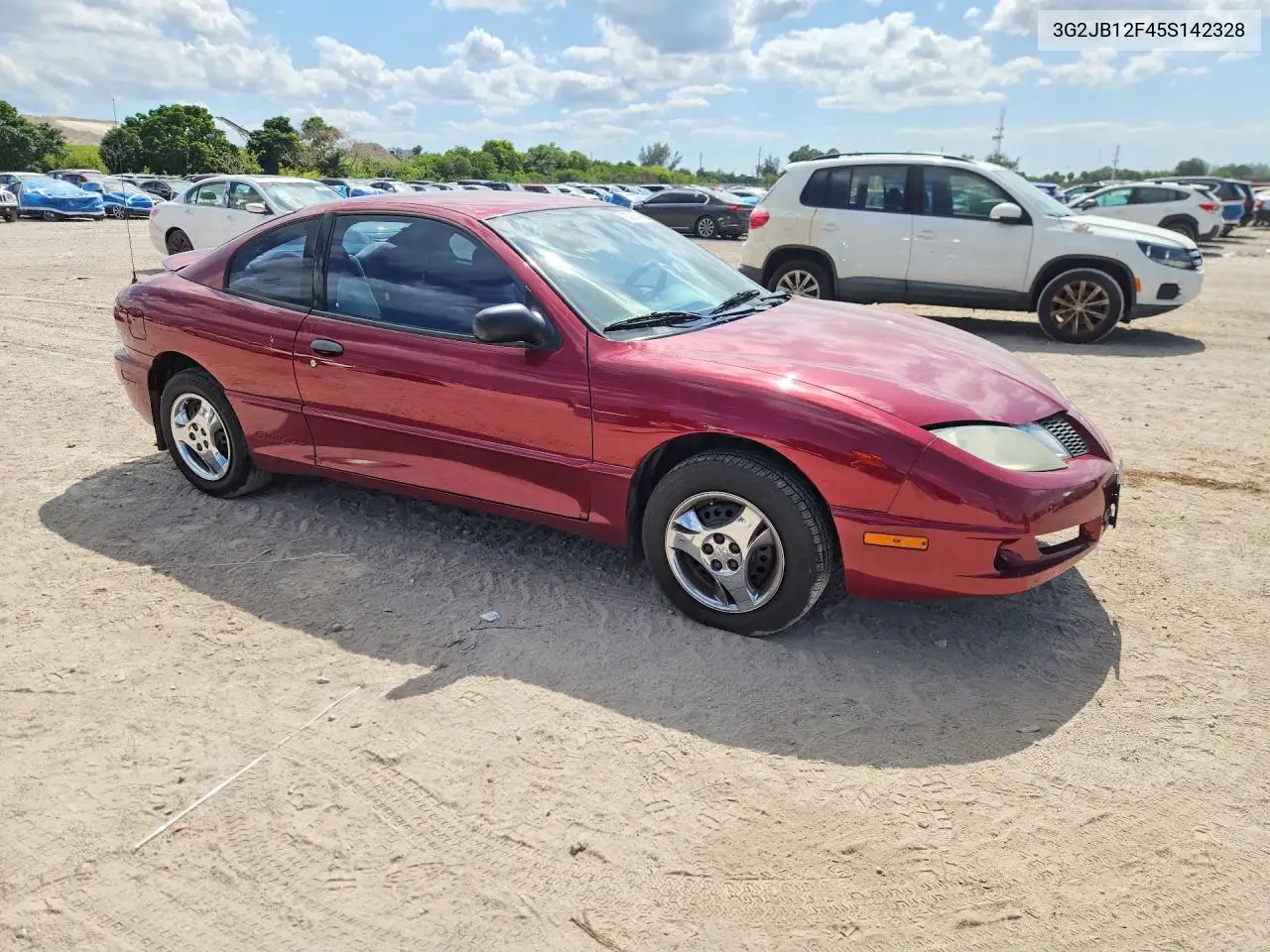 2005 Pontiac Sunfire VIN: 3G2JB12F45S142328 Lot: 50953446