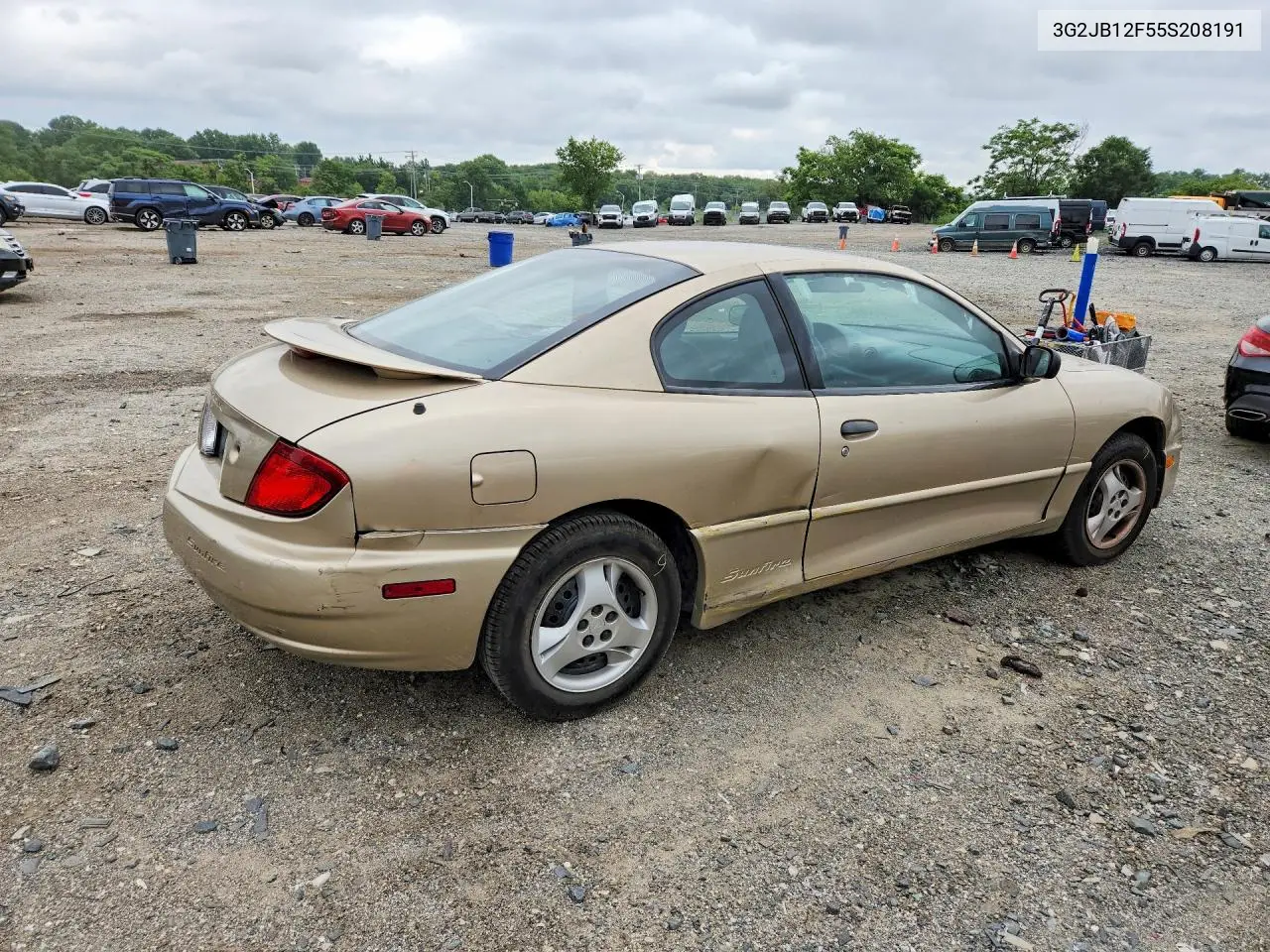 2005 Pontiac Sunfire VIN: 3G2JB12F55S208191 Lot: 59641836