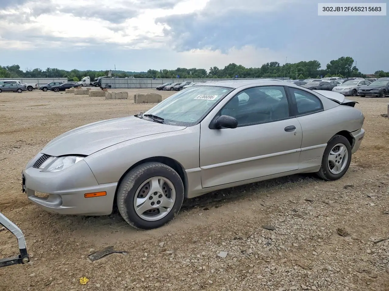 2005 Pontiac Sunfire VIN: 3G2JB12F65S215683 Lot: 61366896