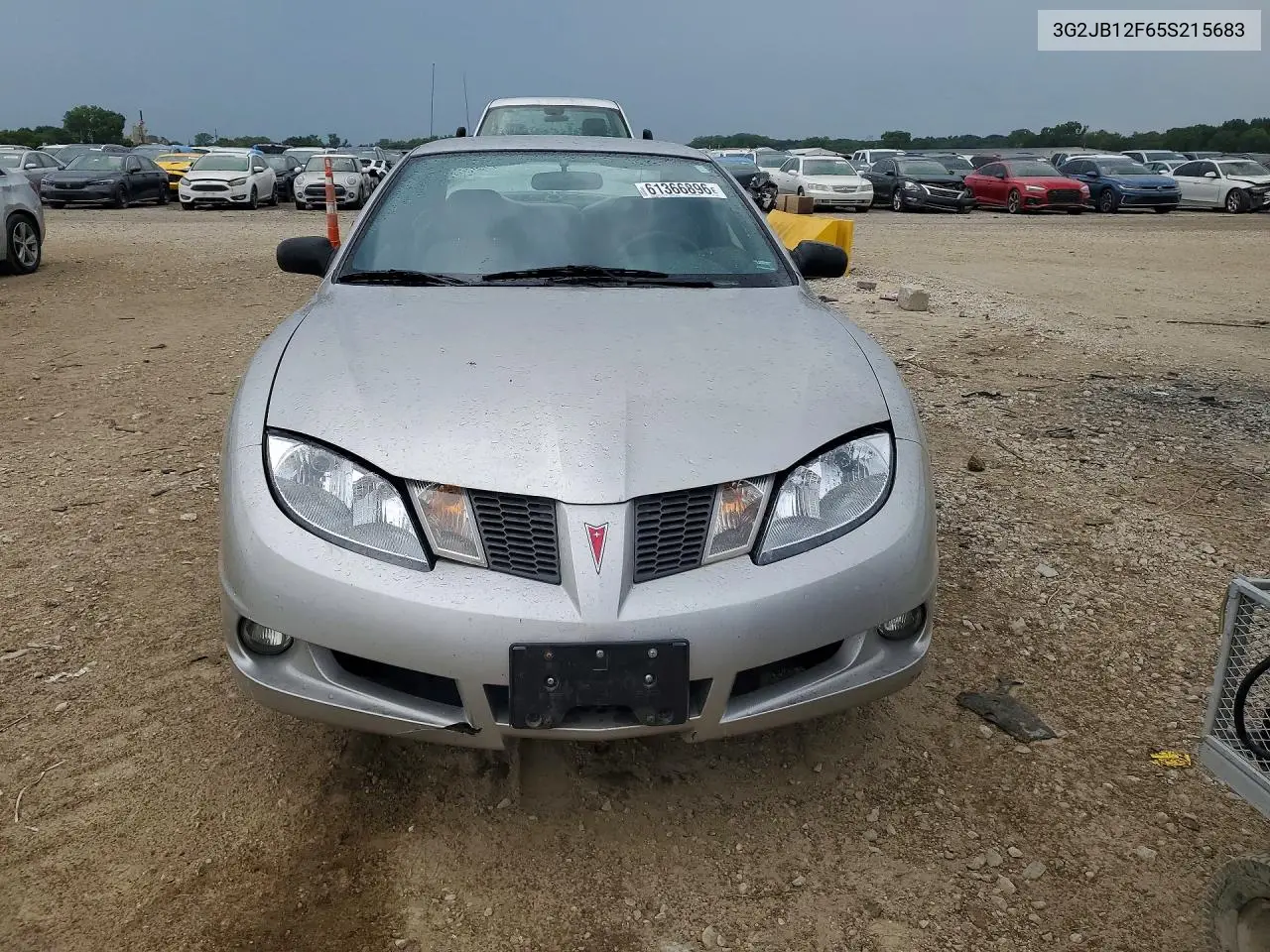 2005 Pontiac Sunfire VIN: 3G2JB12F65S215683 Lot: 61366896