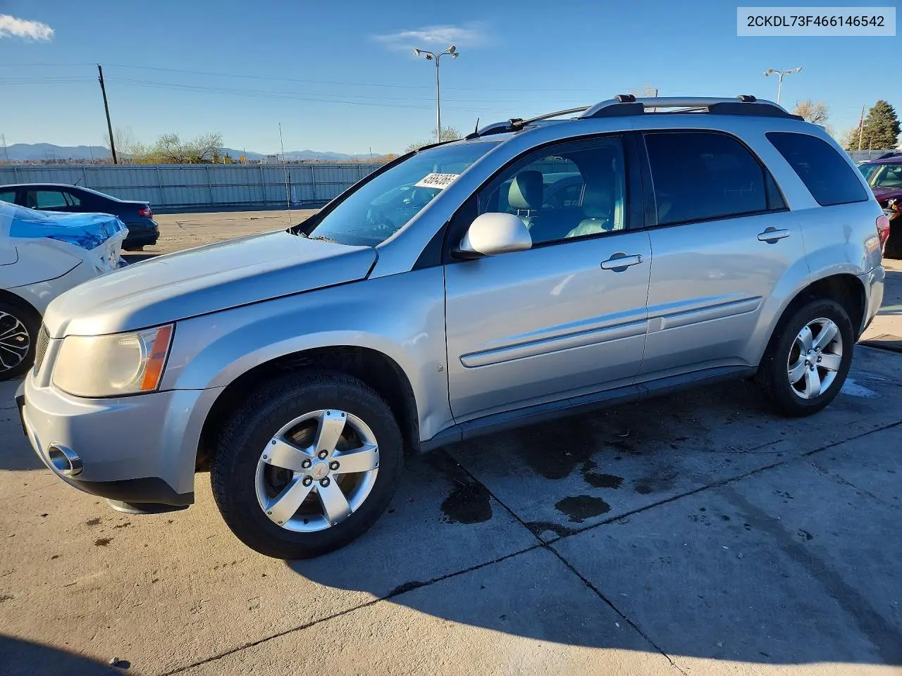 2006 Pontiac Torrent VIN: 2CKDL73F466146542 Lot: 45864366