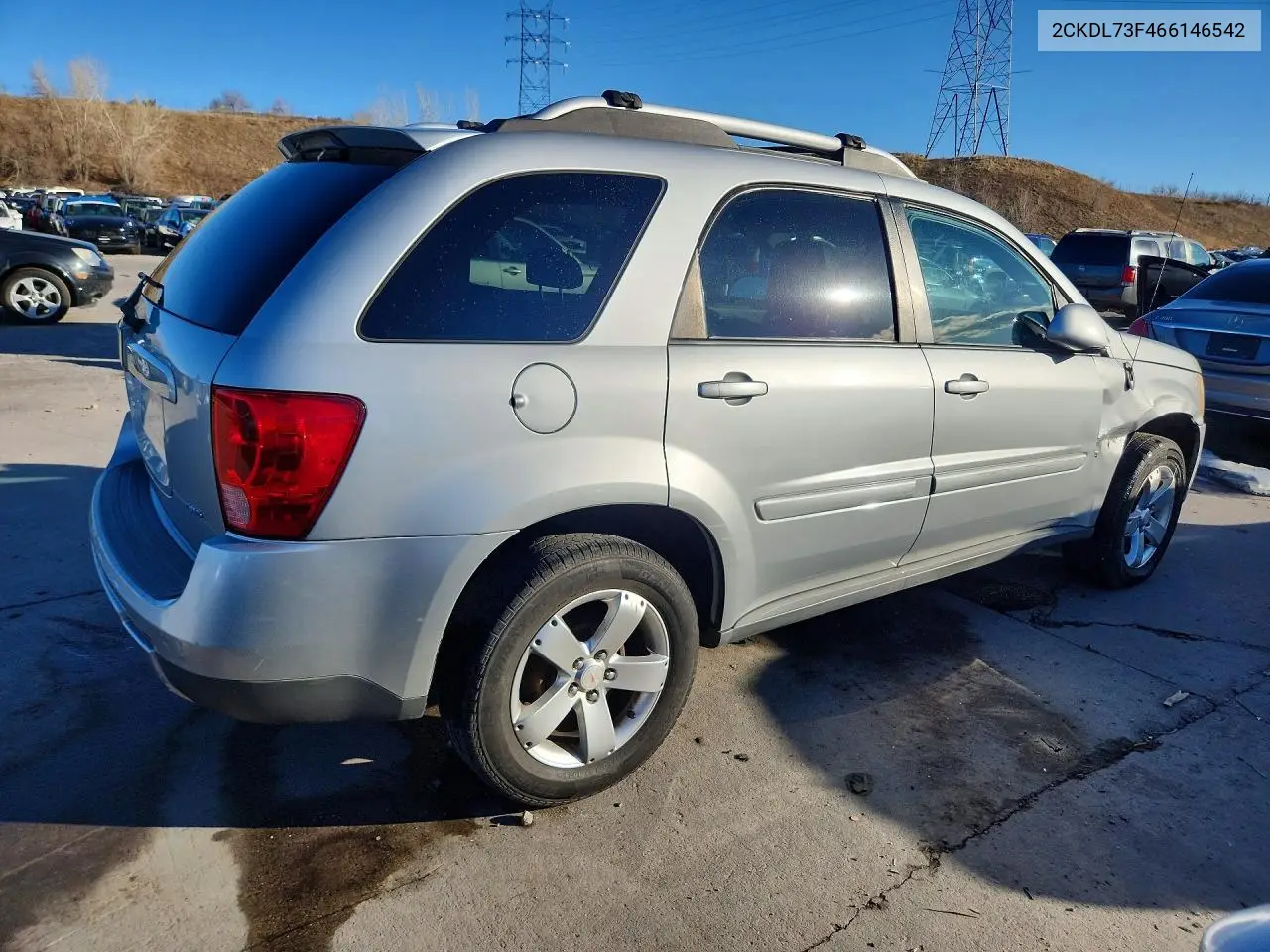 2006 Pontiac Torrent VIN: 2CKDL73F466146542 Lot: 45864366