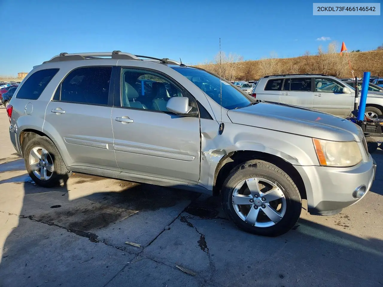 2006 Pontiac Torrent VIN: 2CKDL73F466146542 Lot: 45864366