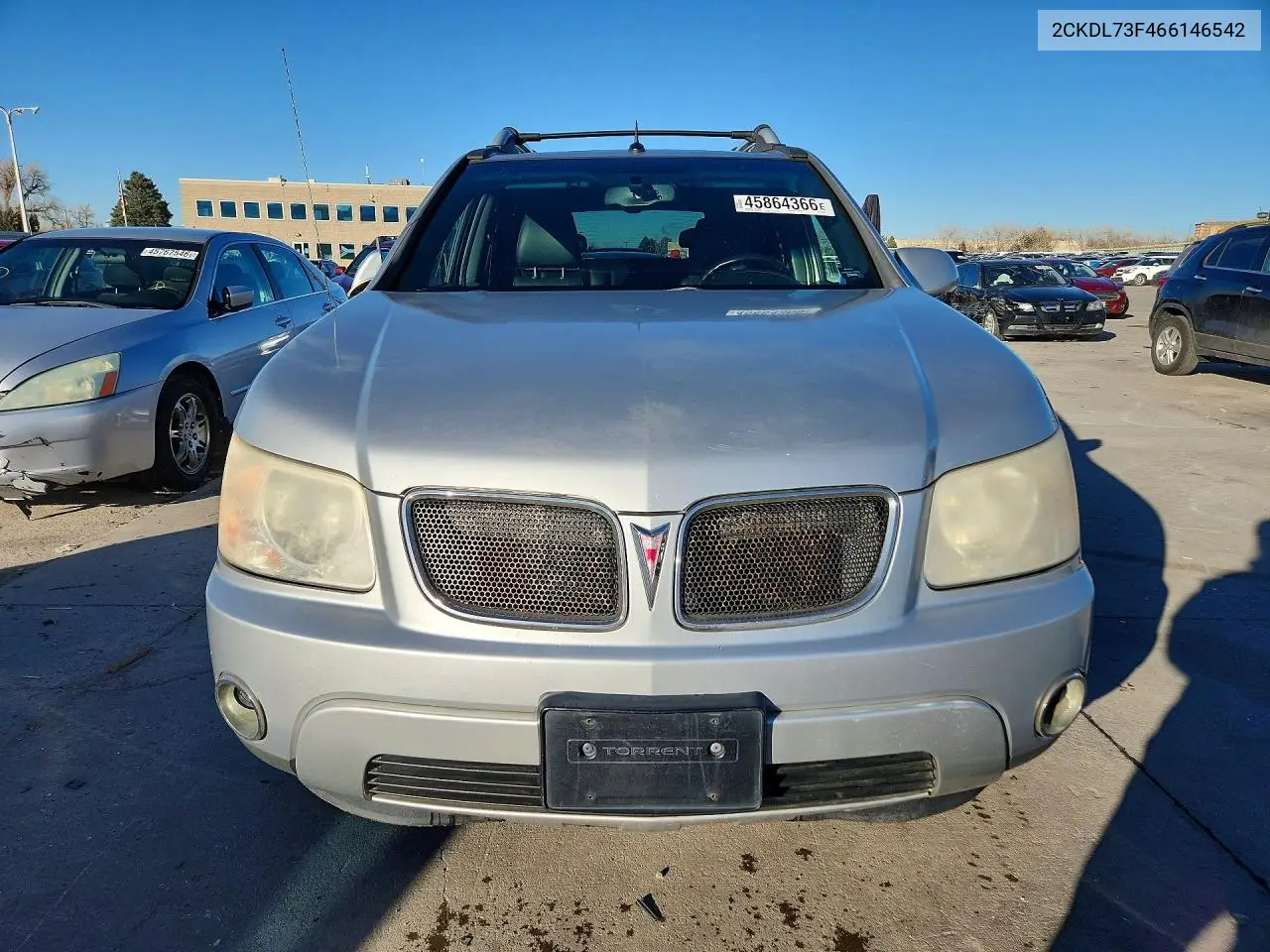 2006 Pontiac Torrent VIN: 2CKDL73F466146542 Lot: 45864366