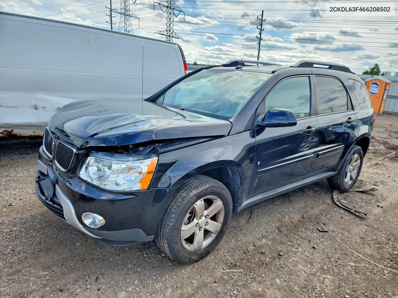 2006 Pontiac Torrent VIN: 2CKDL63F466208502 Lot: 57022996