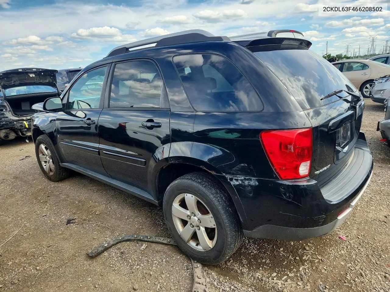 2006 Pontiac Torrent VIN: 2CKDL63F466208502 Lot: 57022996