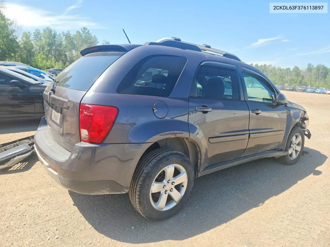 2007 Pontiac Torrent VIN: 2CKDL63F376113897 Lot: 59071086