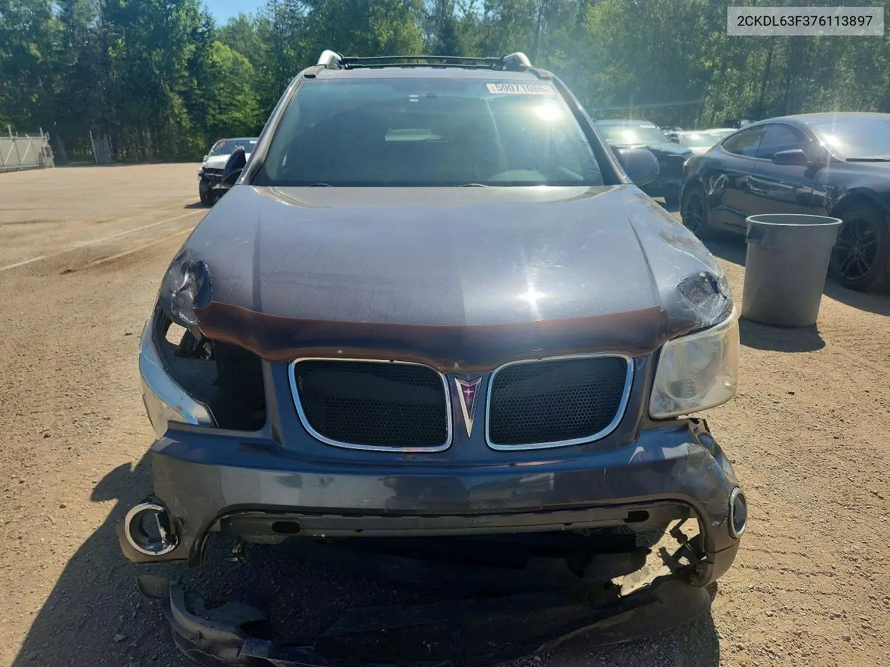 2007 Pontiac Torrent VIN: 2CKDL63F376113897 Lot: 59071086