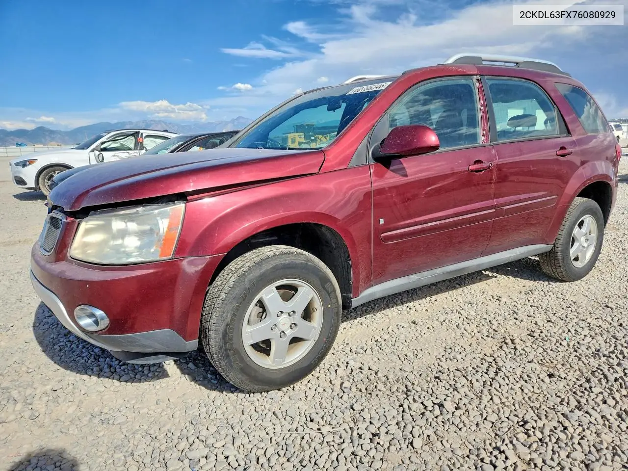 2007 Pontiac Torrent VIN: 2CKDL63FX76080929 Lot: 60706346