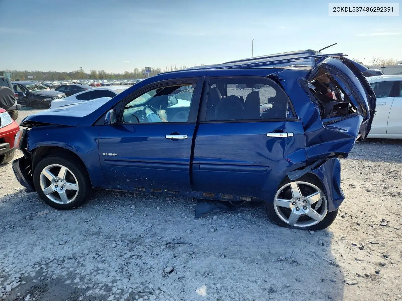 2008 Pontiac Torrent Gxp VIN: 2CKDL537486292391 Lot: 49079196