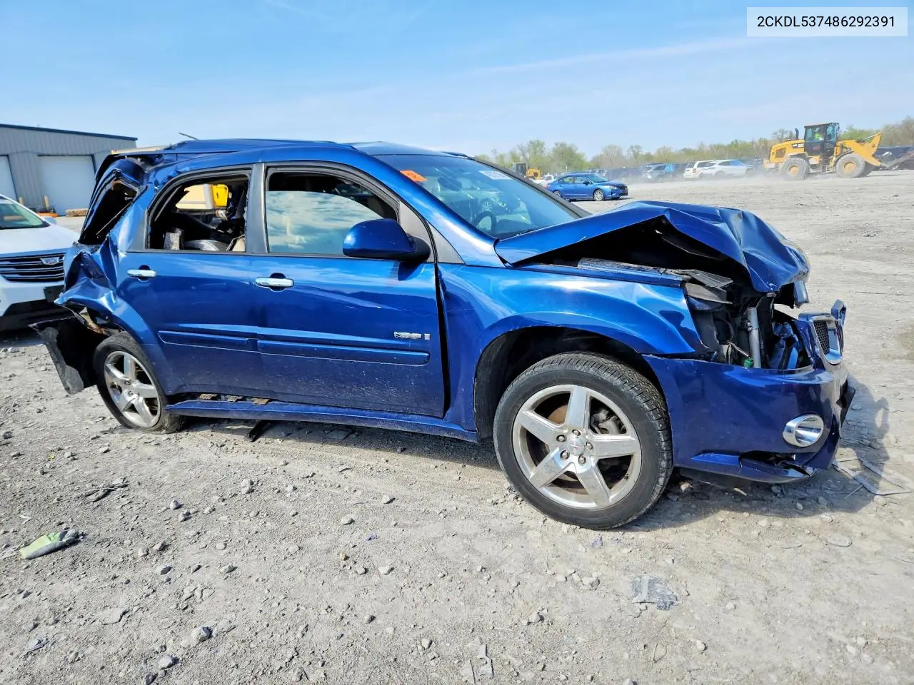 2008 Pontiac Torrent Gxp VIN: 2CKDL537486292391 Lot: 49079196