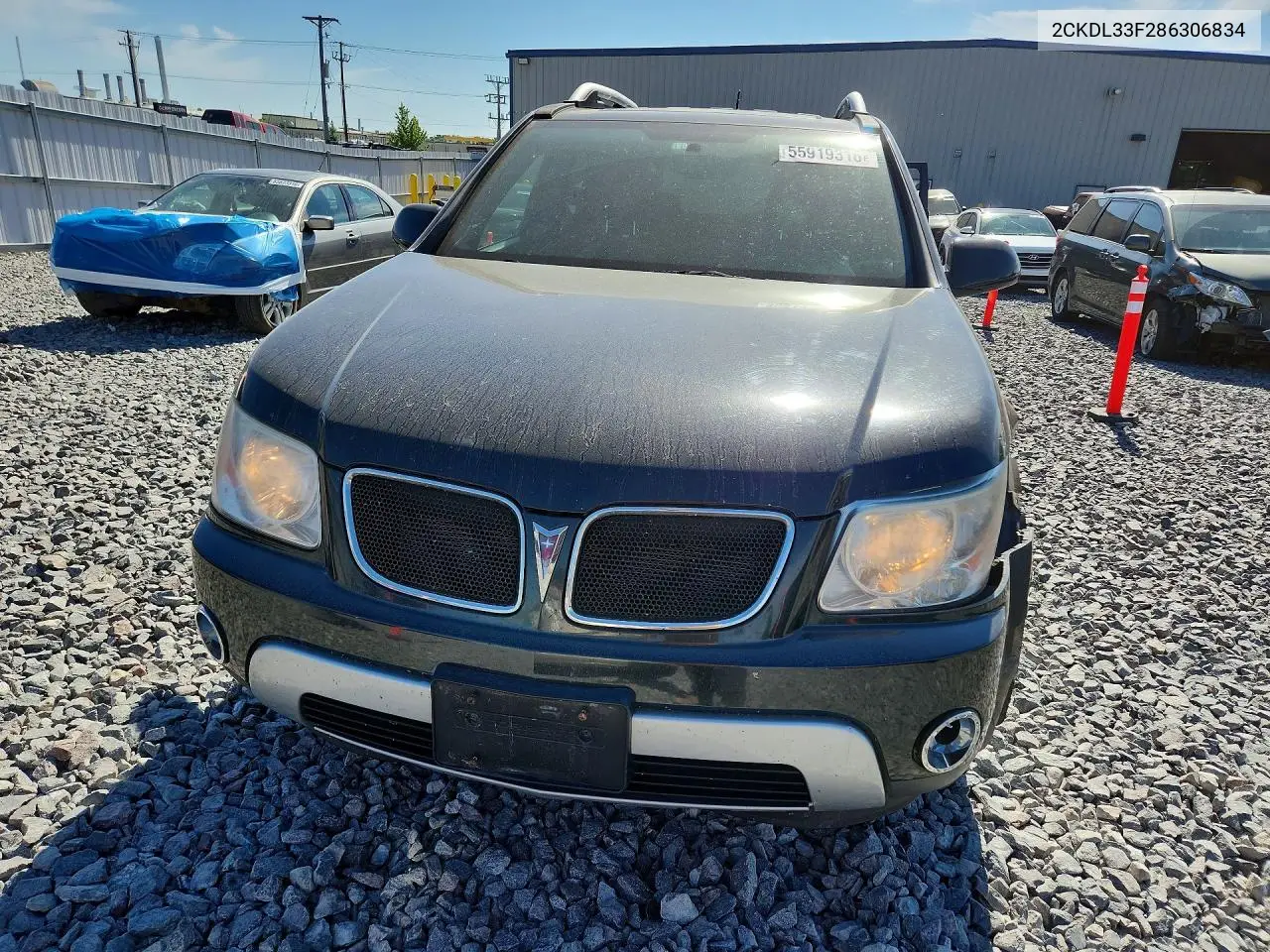 2008 Pontiac Torrent VIN: 2CKDL33F286306834 Lot: 55919316