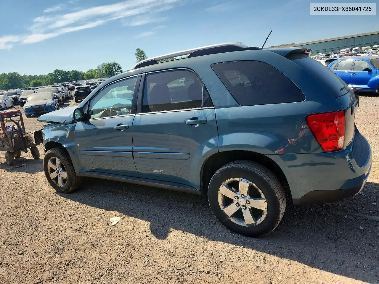 2008 Pontiac Torrent VIN: 2CKDL33FX86041726 Lot: 56330586