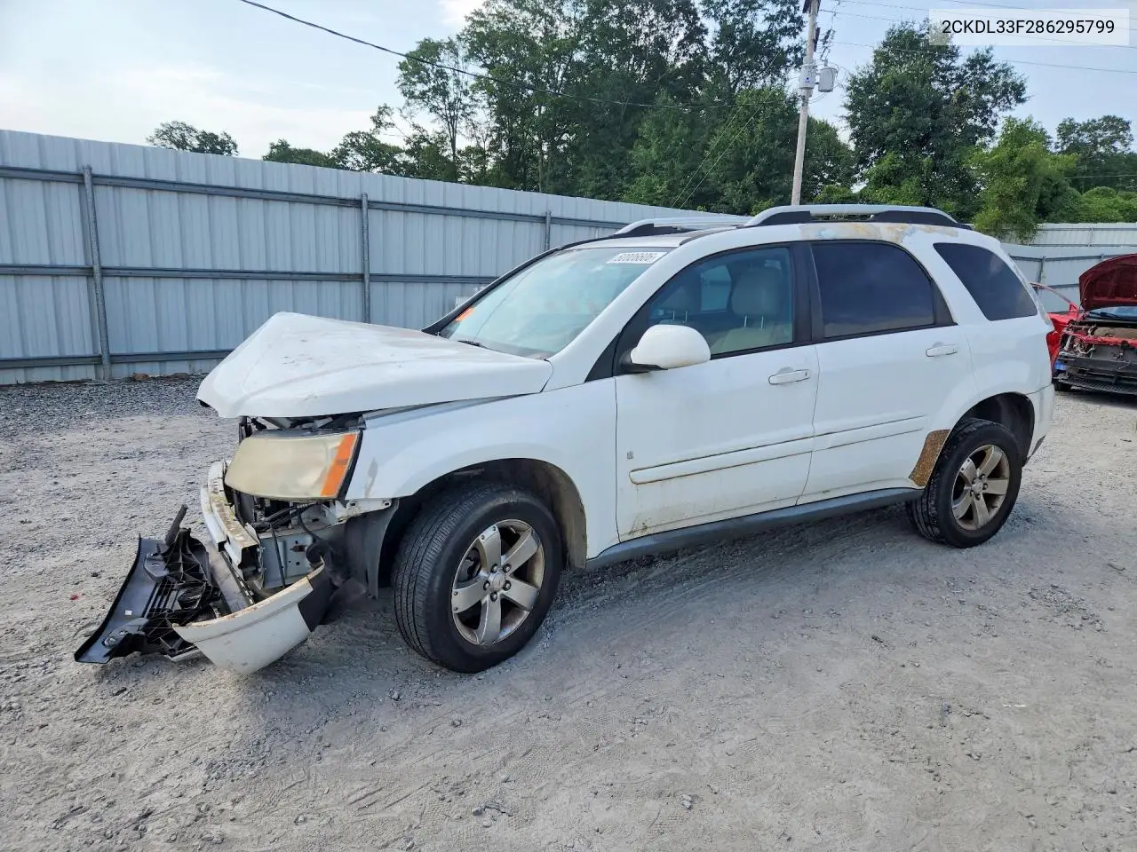 2008 Pontiac Torrent VIN: 2CKDL33F286295799 Lot: 60006606