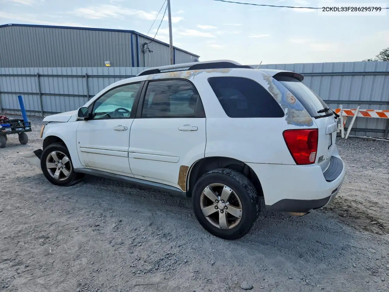 2008 Pontiac Torrent VIN: 2CKDL33F286295799 Lot: 60006606