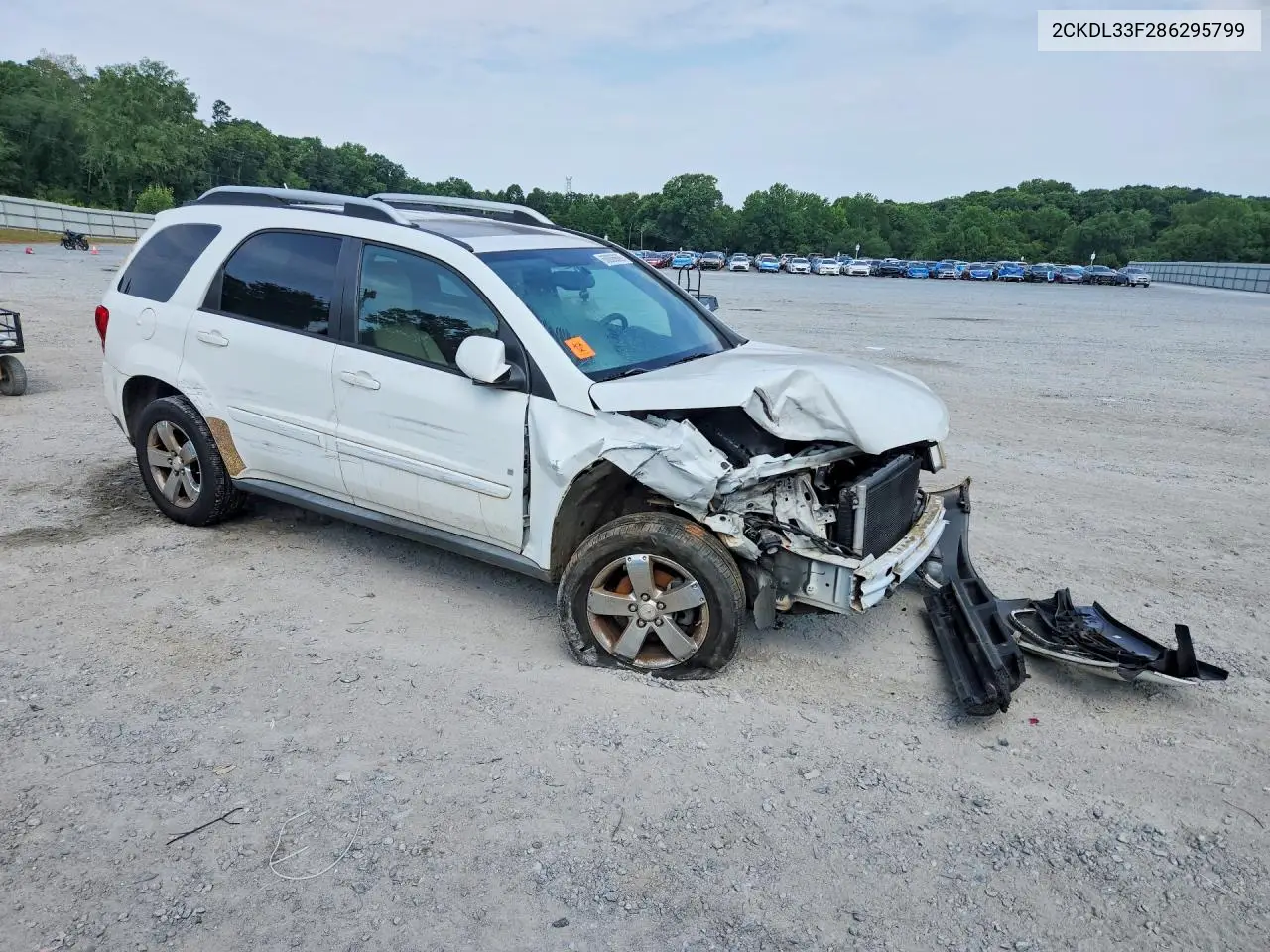 2008 Pontiac Torrent VIN: 2CKDL33F286295799 Lot: 60006606