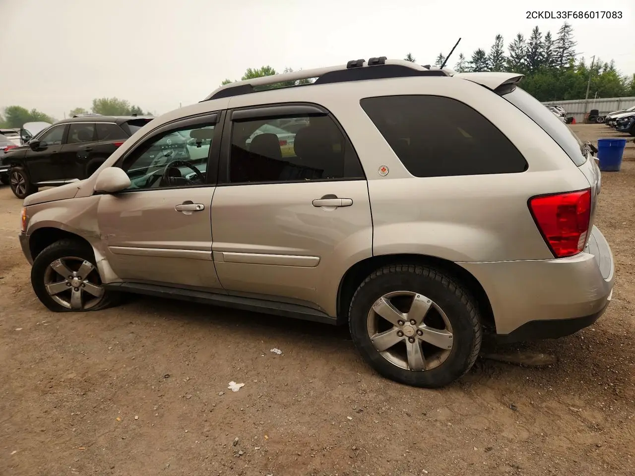 2008 Pontiac Torrent VIN: 2CKDL33F686017083 Lot: 60993266